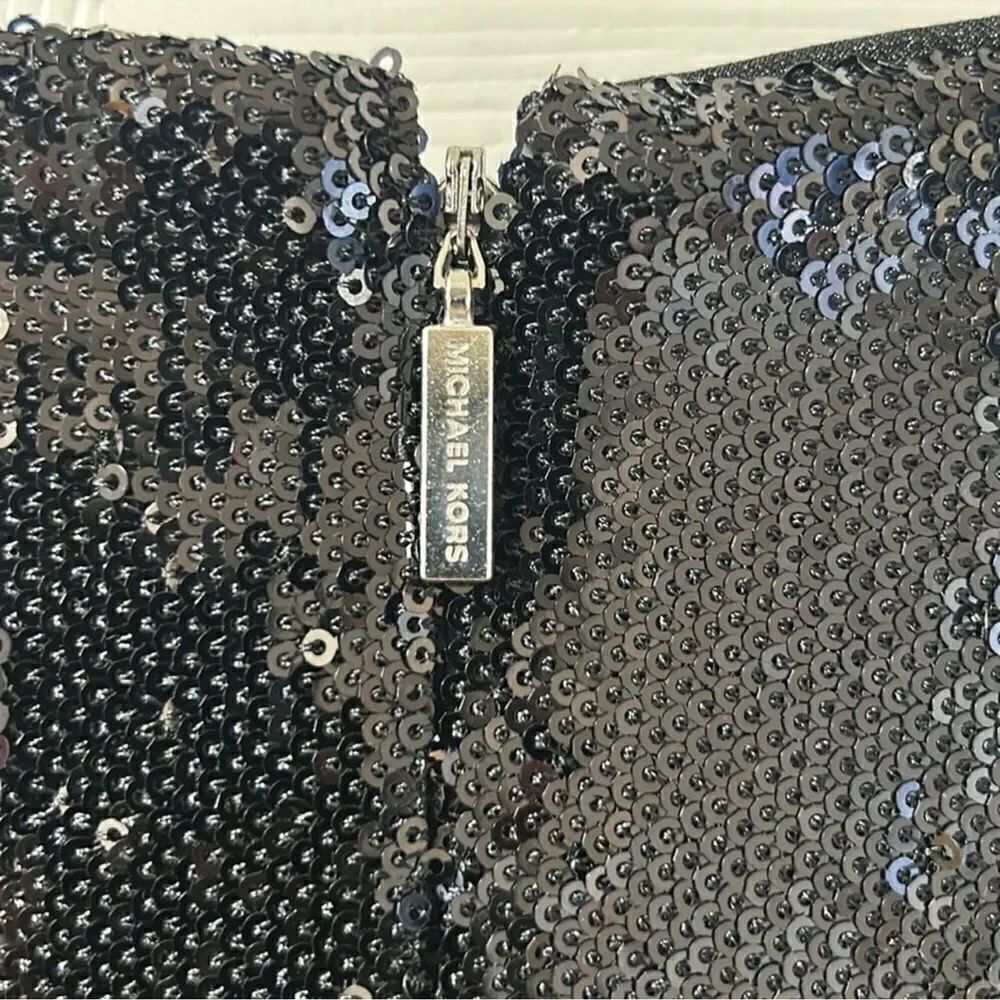 Michael Kors Black Sequins Top/Blouse(Size XS) - Picture 7 of 8